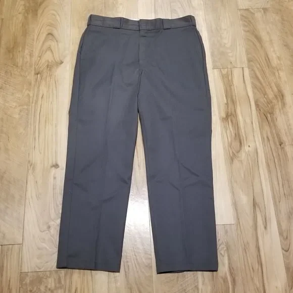NEW Dickies 874 Pants Original Fit Work Pant 38x30 Mens Gray Straight Leg - Picture 2 of 10